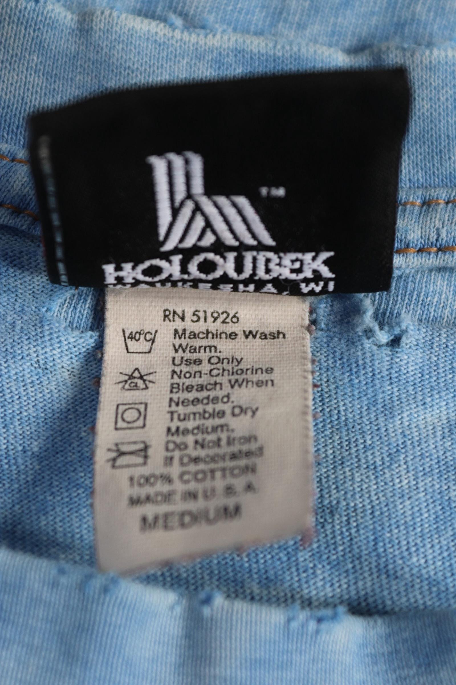 Vintage 1990s Harley Davidson t shirt - thrashed pocket tee - 40" chest