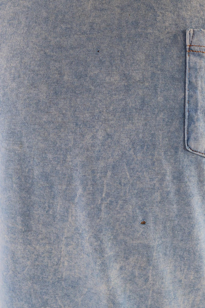 Vintage 1990s Harley Davidson t shirt - thrashed pocket tee - 40" chest