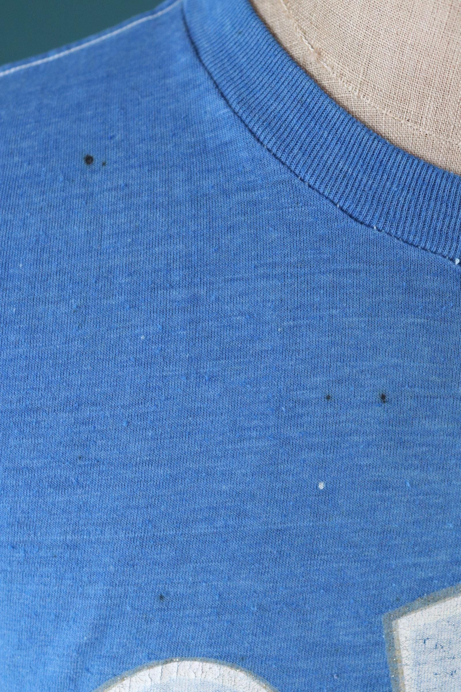 Vintage 1980s t shirt - glitter transfer - Popeye - 36” chest