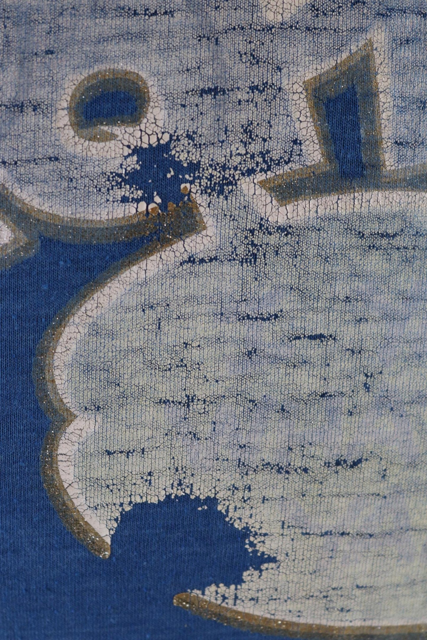 Vintage 1980s t shirt - glitter transfer - Popeye - 36” chest