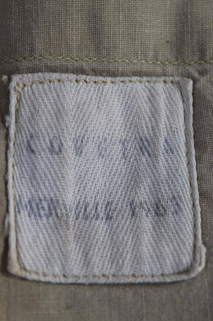 Vintage French M47 army jacket - herringbone twill - 1960s military - 42” chest