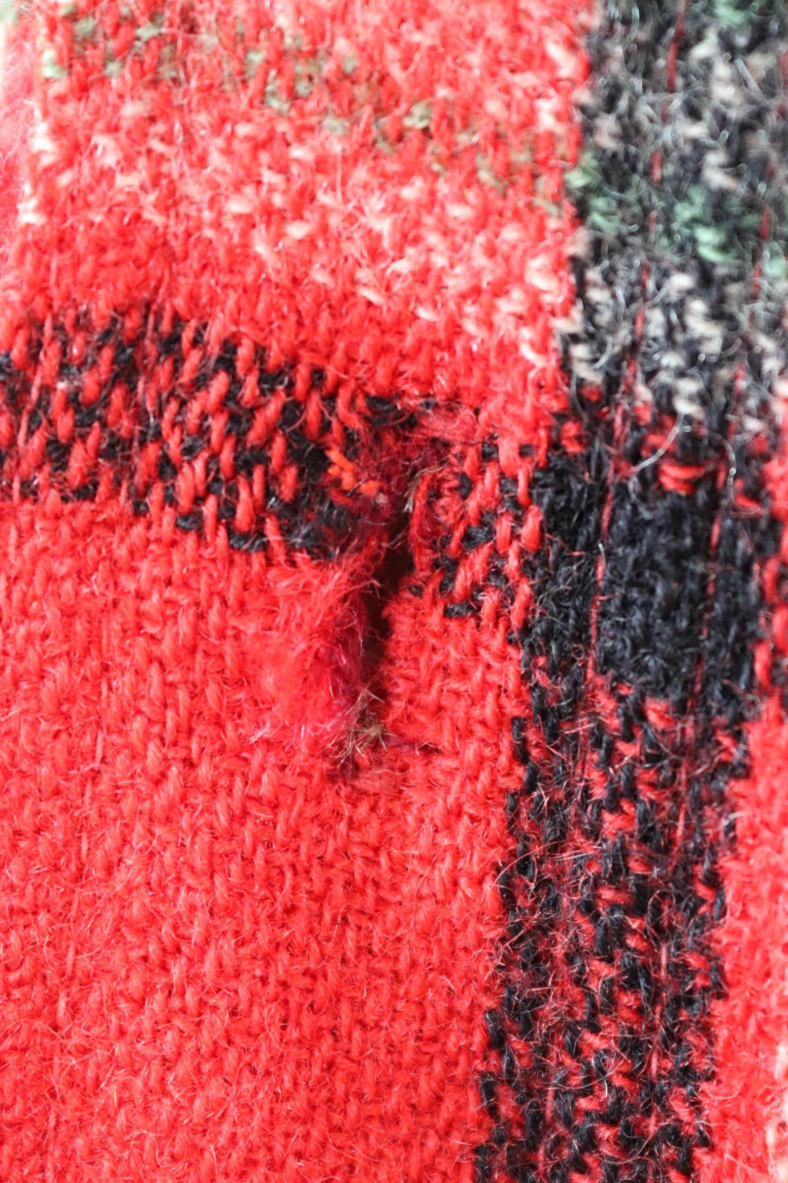 Vintage 1950s plaid wool workwear shirt - 42" chest