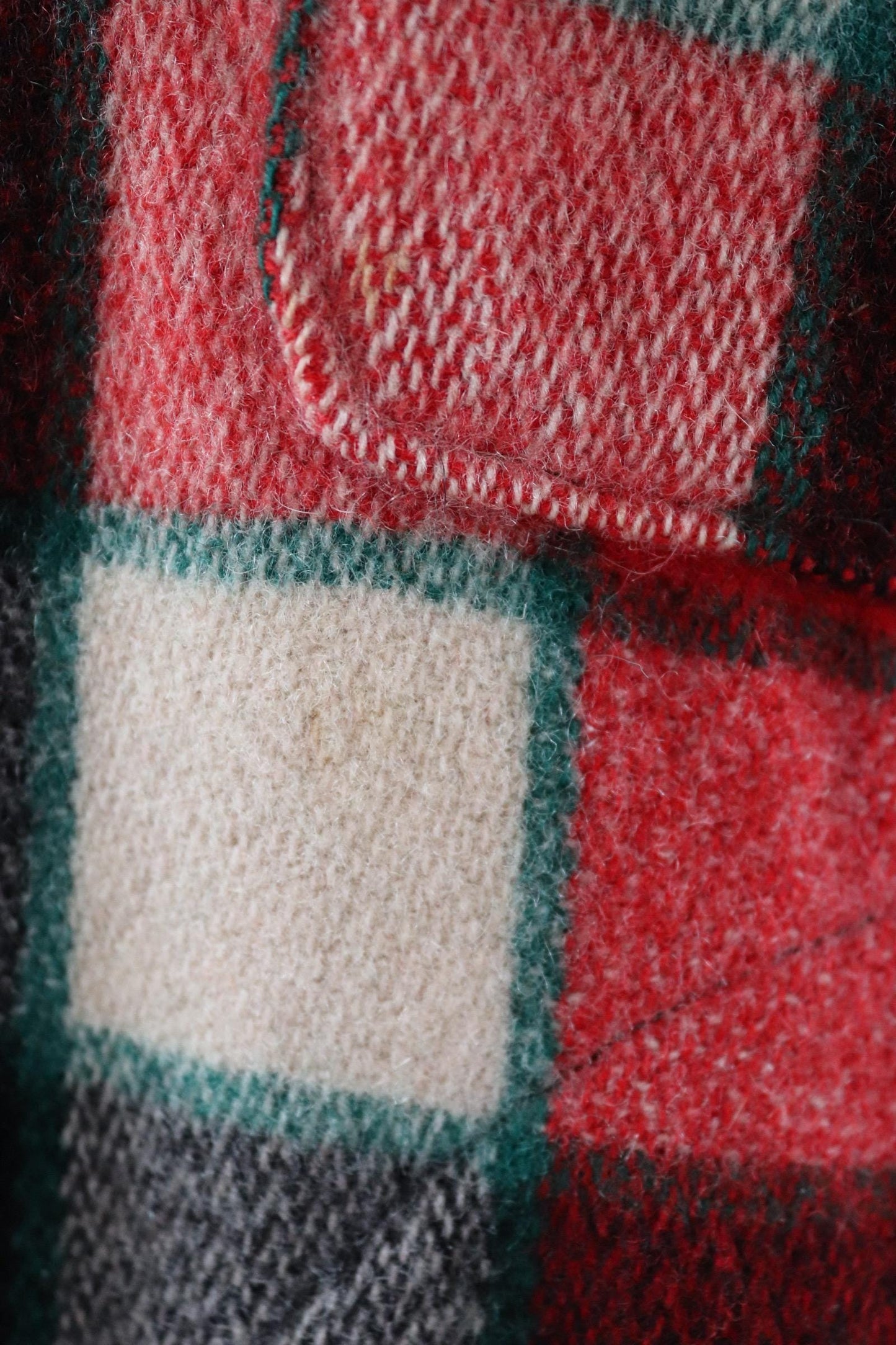 Vintage 1950s Woolrich wool plaid workwear jacket - 48” chest
