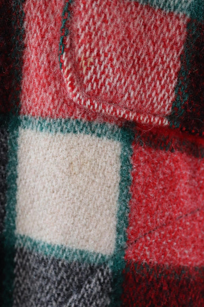 Vintage 1950s Woolrich wool plaid workwear jacket - 48” chest