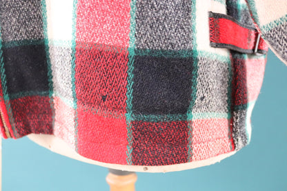 Vintage 1950s Woolrich wool plaid workwear jacket - 48” chest