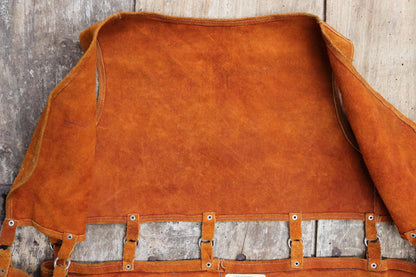 Vintage 1960s suede tassel vest - Haight Ashbury - South Western - summer hippy - 33" chest