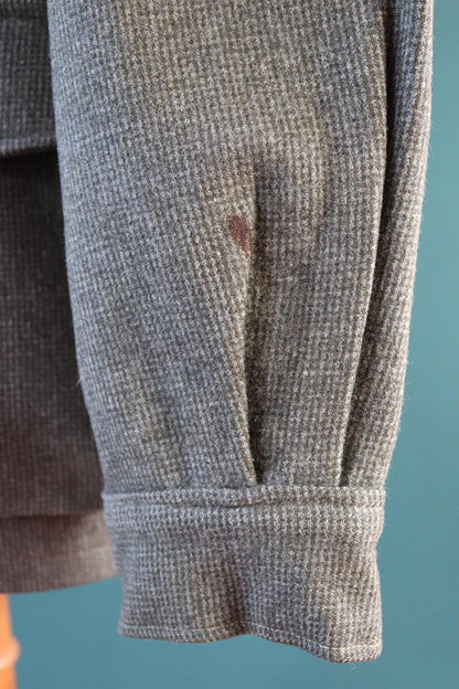 Vintage 1950s Woolrich dress shirt - camp jacket - 50” chest