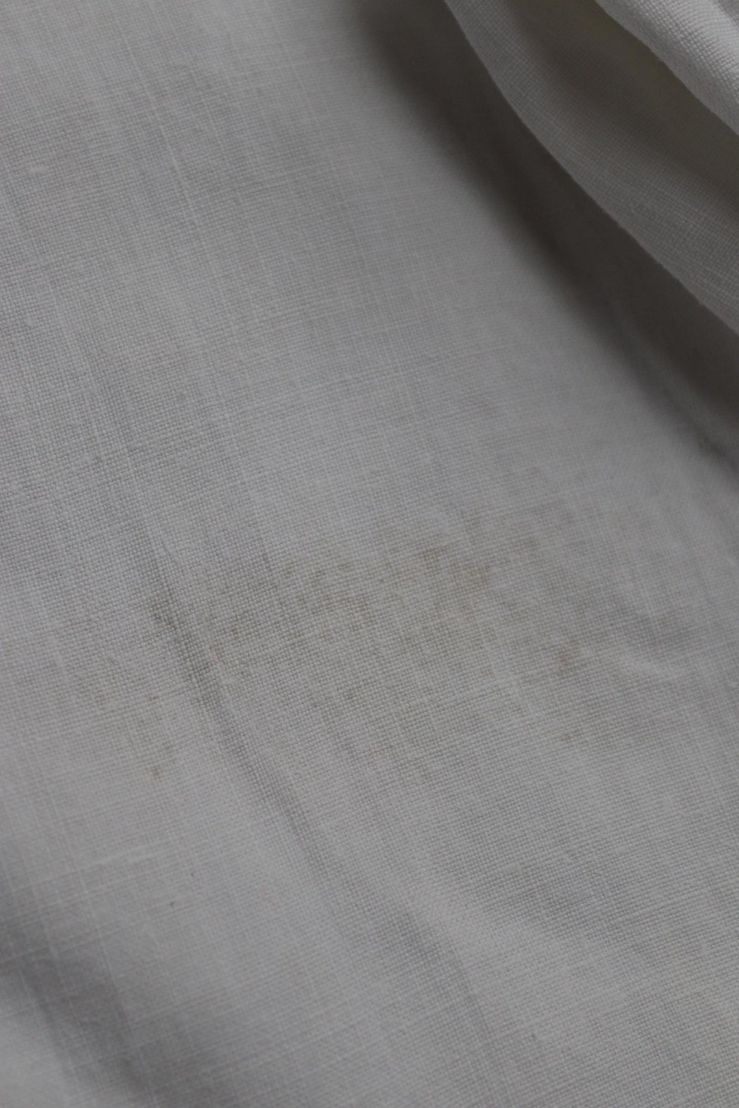 Vintage 1930s French white linen flares - Marine Nationale trousers - military pants - bell bottoms - 33” x 29”