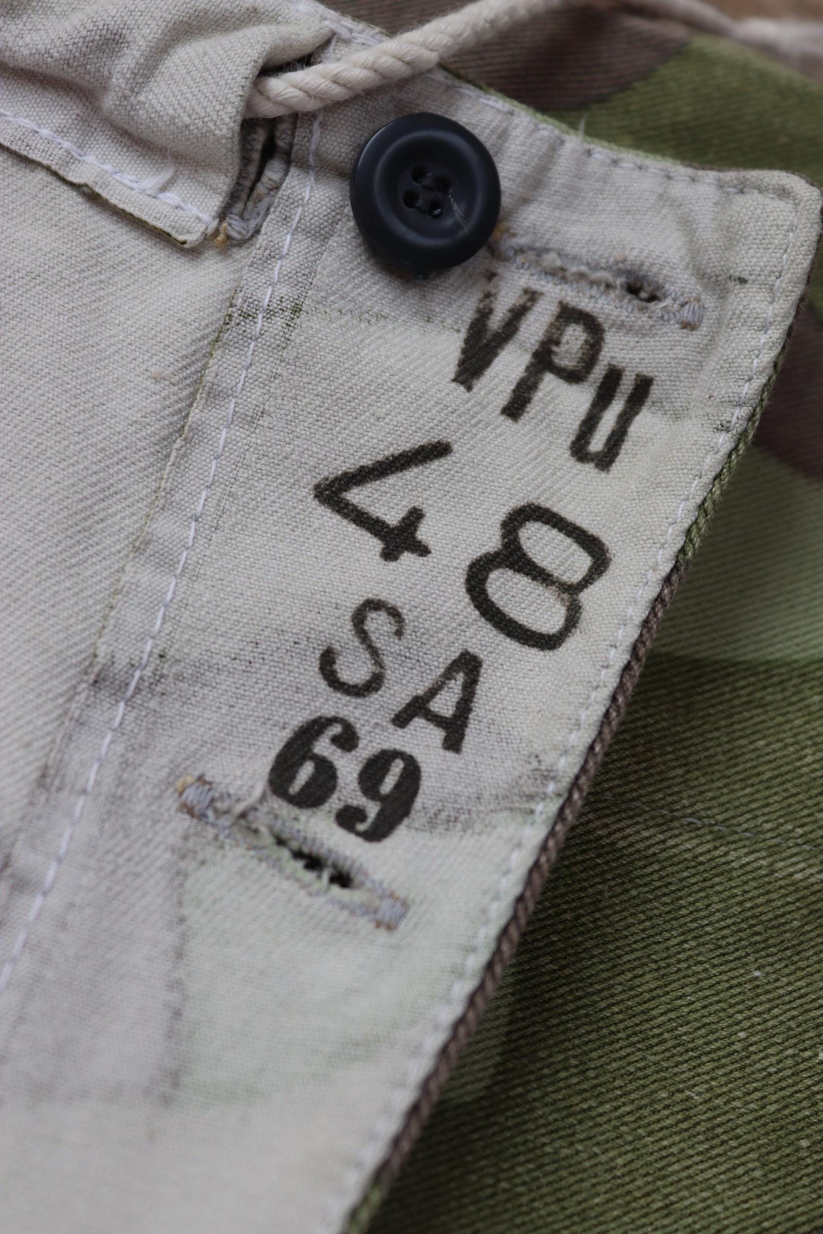 Vintage 1960s Finnish M62 camo trousers - windproof paratrooper pants - 36” x 33”