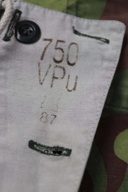 Vintage 1980s Finnish M62 camo trousers - windproof paratrooper pants - 37” x 27”