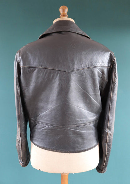 Vintage 1970s Lewis Leathers biker jacket - Lightning - Aviakit - 44" chest