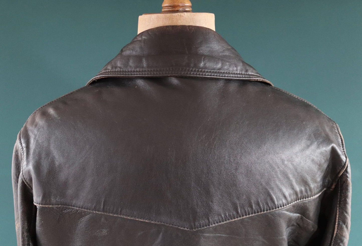 Vintage 1970s Lewis Leathers biker jacket - Lightning - Aviakit - 44" chest