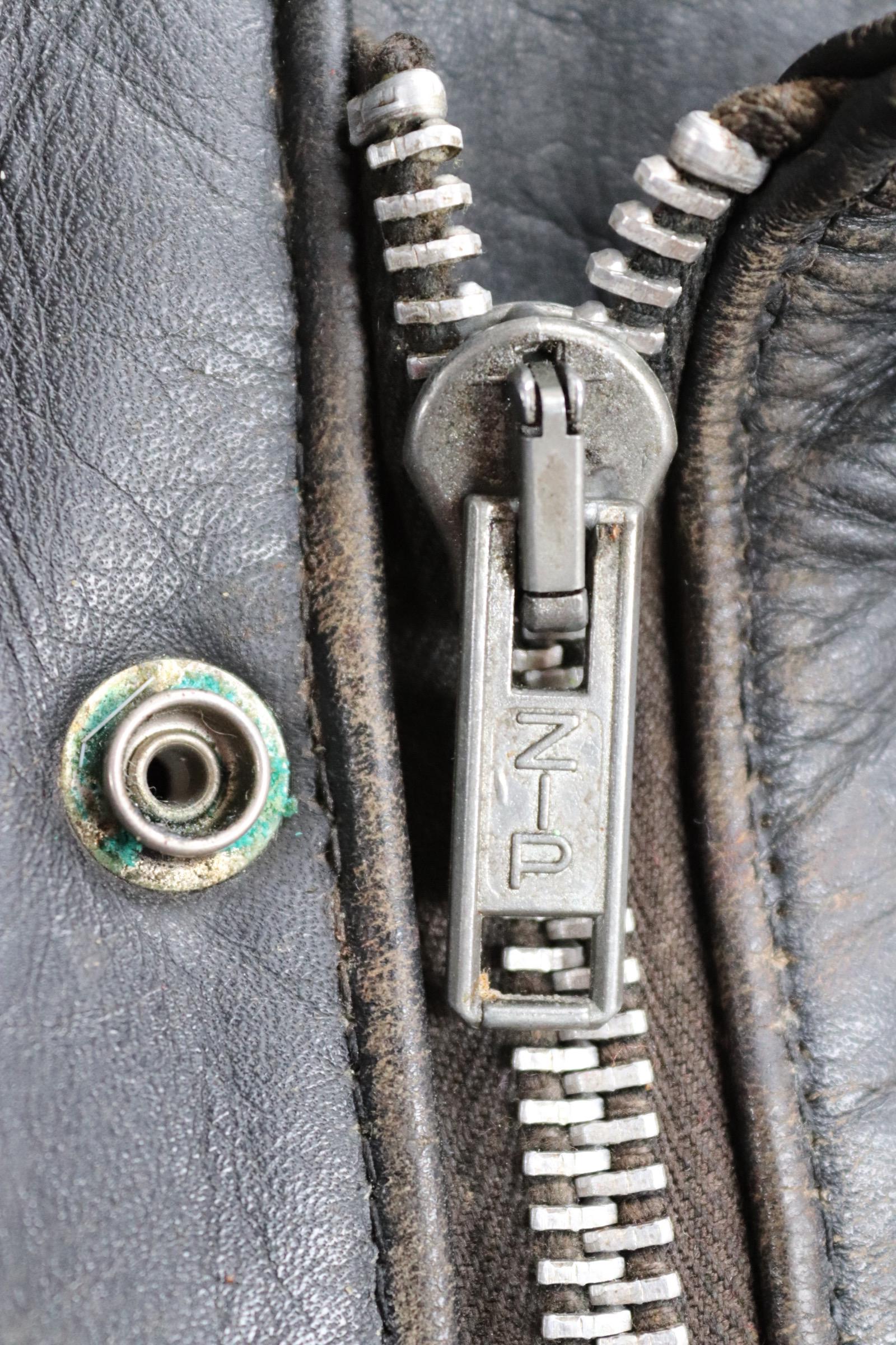 Vintage 1960s Lewis Leathers biker jacket - Super Monza - Aviakit - 40" chest