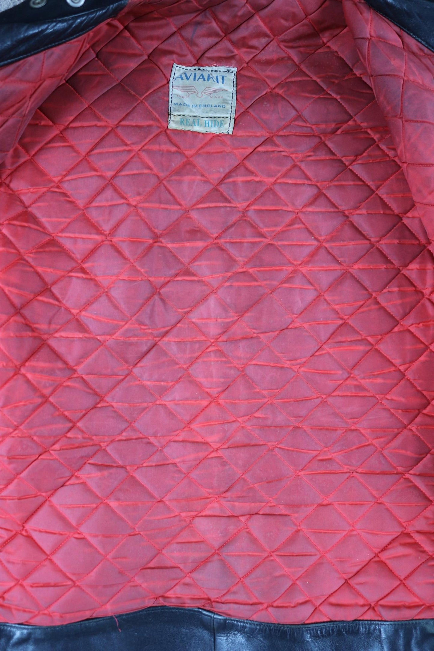 Vintage 1960s Lewis Leathers biker jacket - Super Monza - Aviakit - 40" chest