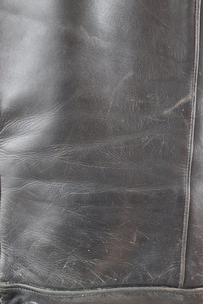 Vintage 1980s Lewis Leathers biker jacket - Super Monza - Aviakit - 40" chest