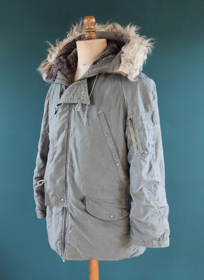 Vintage 1970s USAF N3B parka - US Air Force snorkel jacket - 46” chest