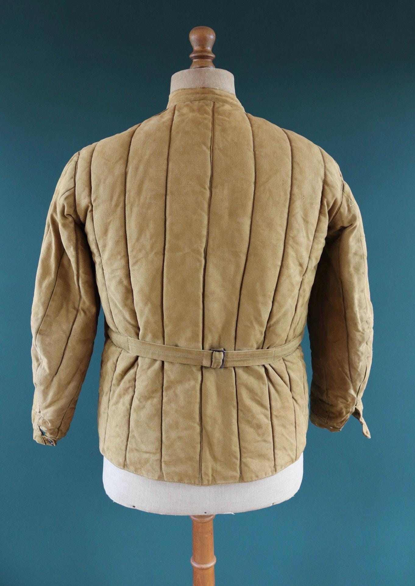 Vintage 1960s Telogreika jacket - FUFAIKA - quilted military - 40” chest