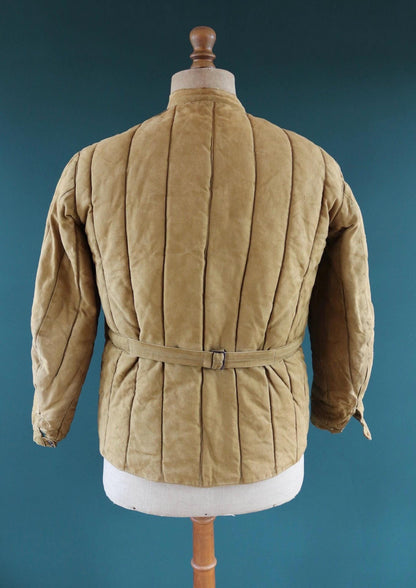 Vintage 1960s Telogreika jacket - FUFAIKA - quilted military - 40” chest