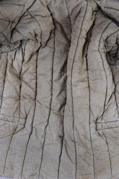 Vintage 1960s Telogreika jacket - FUFAIKA - quilted military - 40” chest