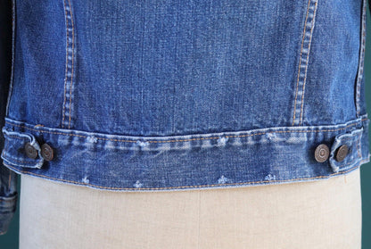 Vintage 1970s Levis big E denim jacket - Levi Strauss red tab - type 3 - trucker workwear - 37” chest