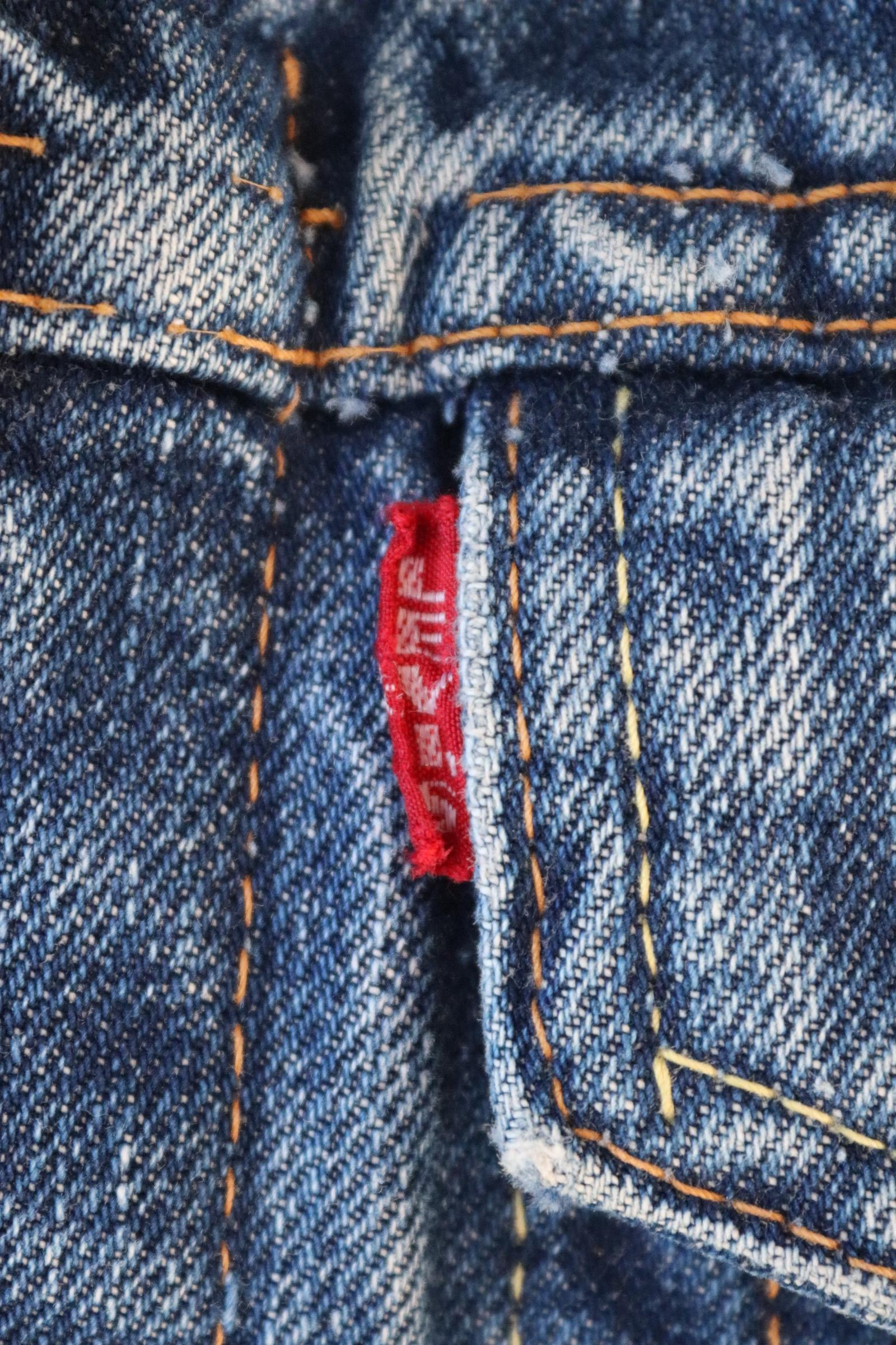 Vintage 1970s Levis big E denim jacket - Levi Strauss red tab - type 3 - trucker workwear - 37” chest