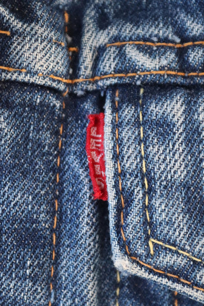 Vintage 1970s Levis big E denim jacket - Levi Strauss red tab - type 3 - trucker workwear - 37” chest