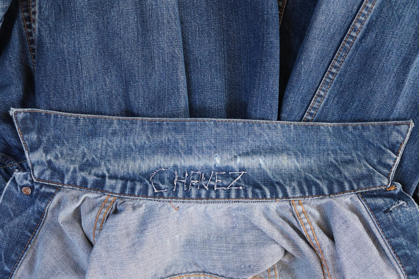 Vintage 1970s Levis big E denim jacket - Levi Strauss red tab - type 3 - trucker workwear - 37” chest