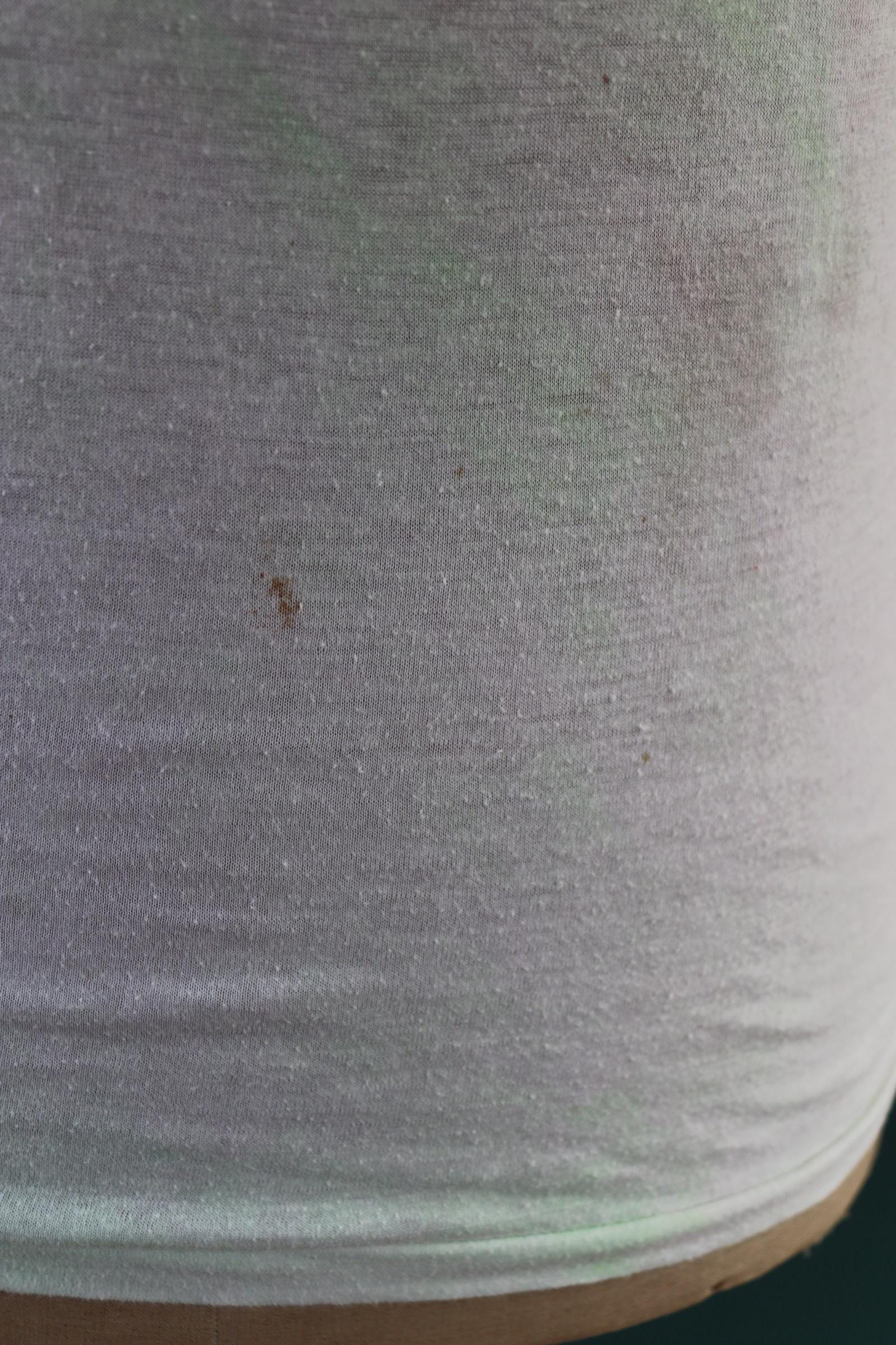 Vintage 1990s peace sign t shirt - tie dye skulls - Fun Wear - 34” chest