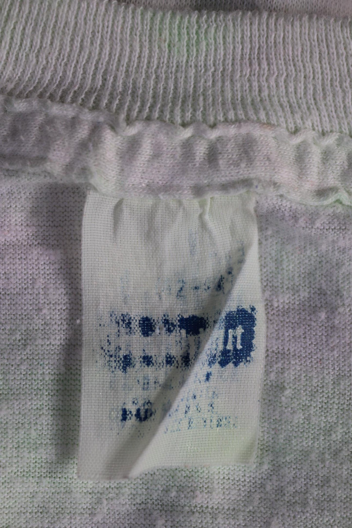 Vintage 1990s peace sign t shirt - tie dye skulls - Fun Wear - 34” chest