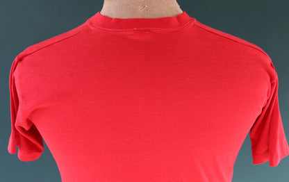 Vintage 1980s v neck t shirt - Arkansas Razorbacks - 38" chest