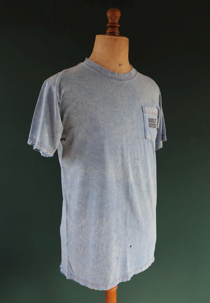 Vintage 1990s Harley Davidson t shirt - thrashed pocket tee - 40" chest