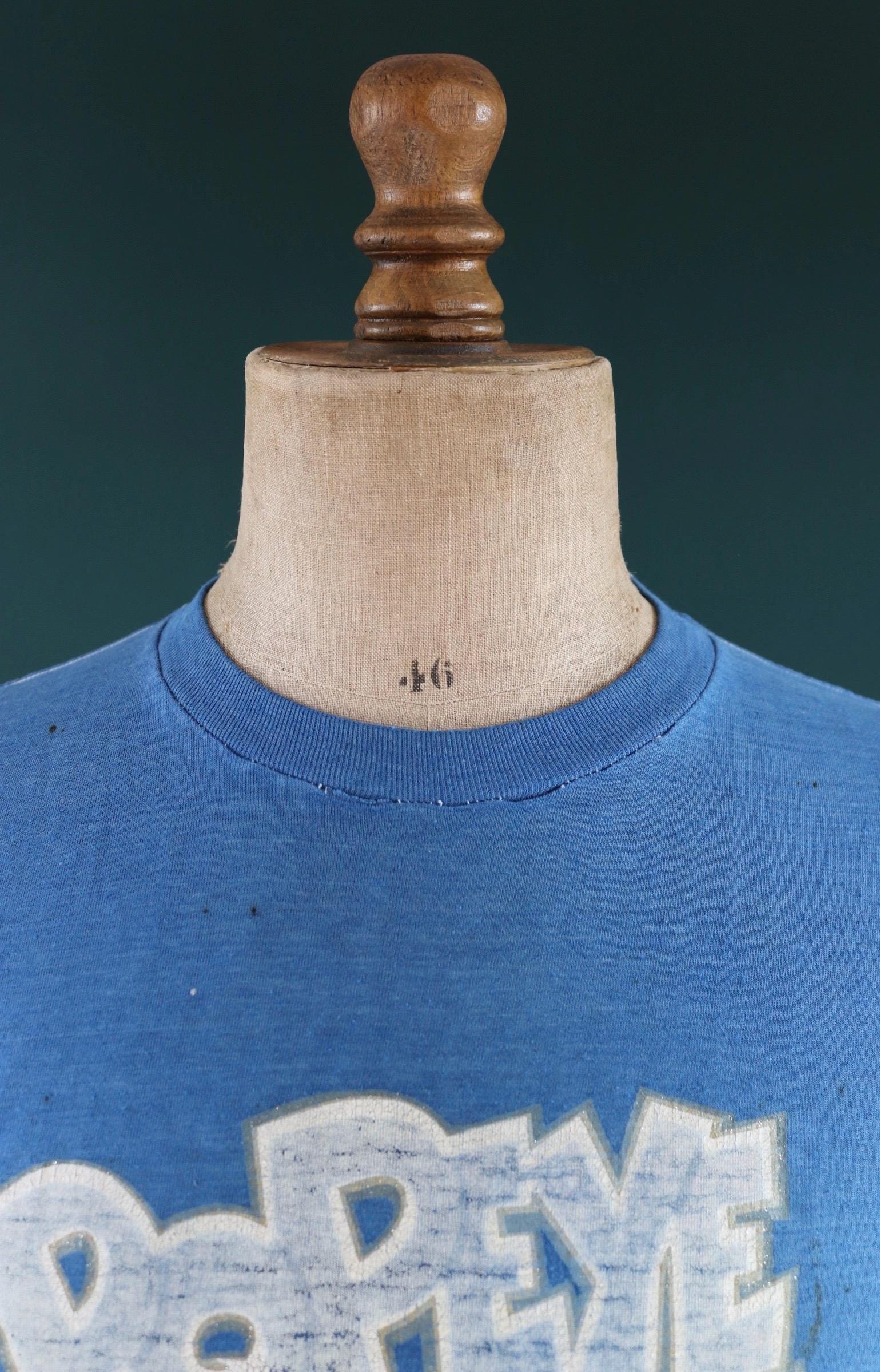 Vintage 1980s t shirt - glitter transfer - Popeye - 36” chest