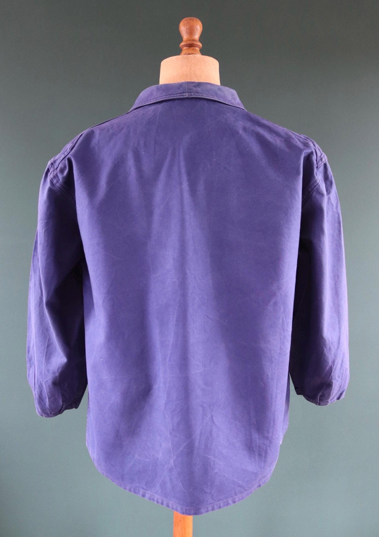 Vintage 1960s French workwear jacket - cotton twill chore coat - 52” chest