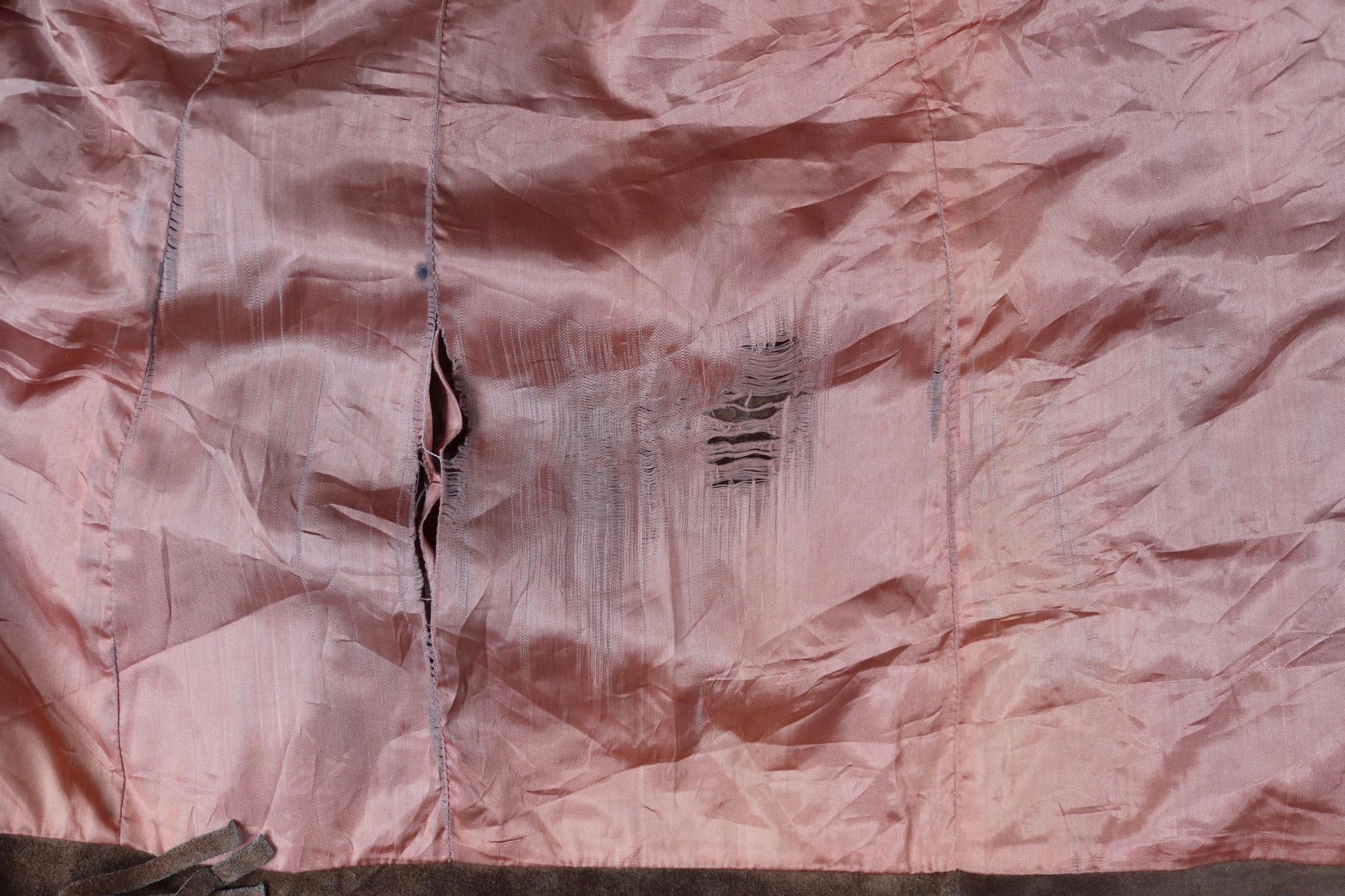 Vintage 1980s suede tassel jacket - cowboy Western wear - 47” chest