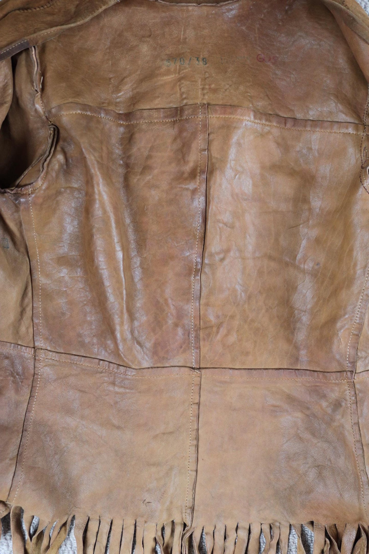Vintage 1960s buckskin suede tassel jacket - cowgirl Western wear - 32” chest