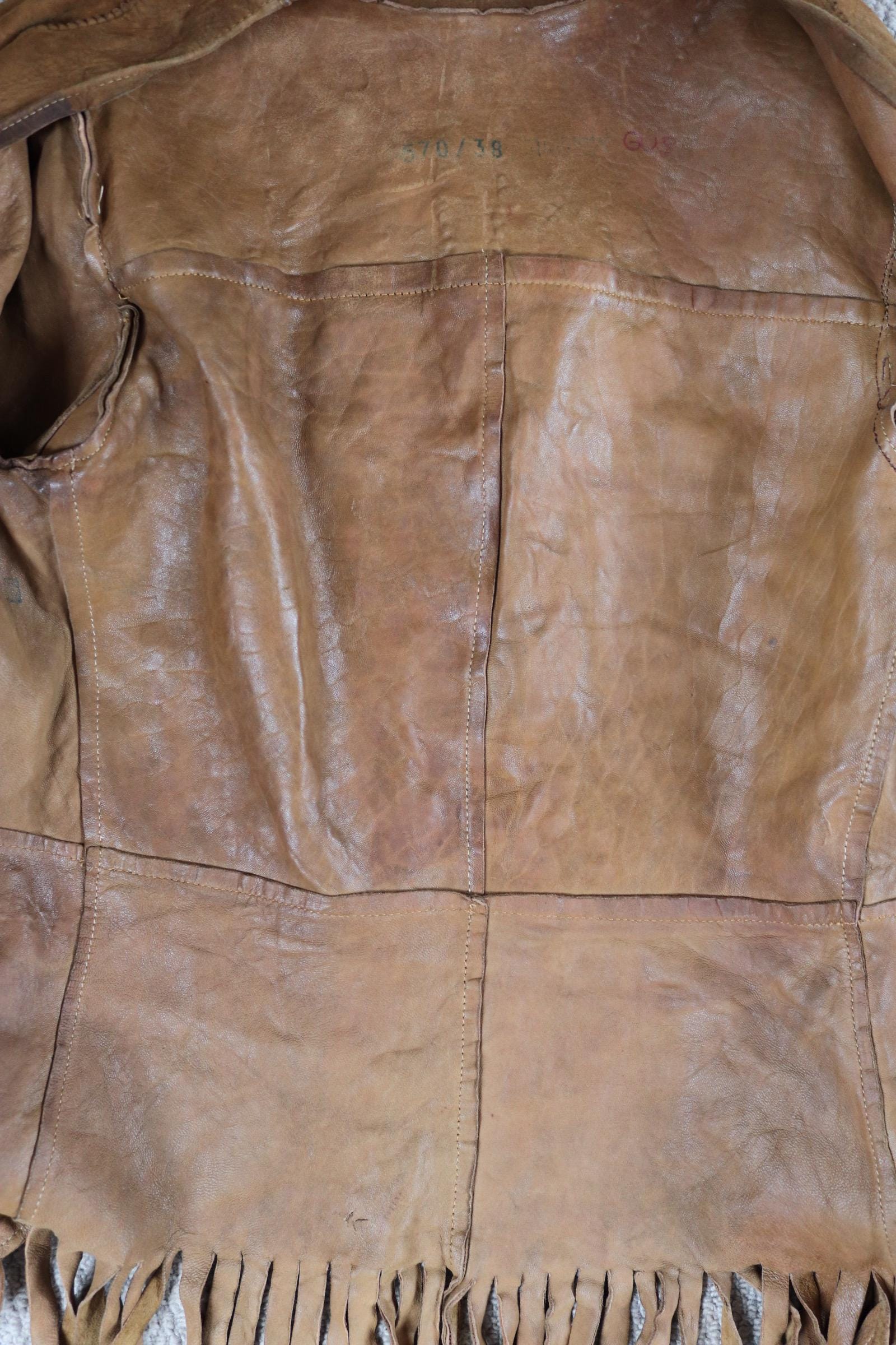 Vintage 1960s buckskin suede tassel jacket - cowgirl Western wear - 32” chest