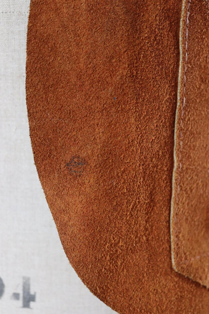 Vintage 1970s suede tasseled vest - Western waistcoat - 41" chest
