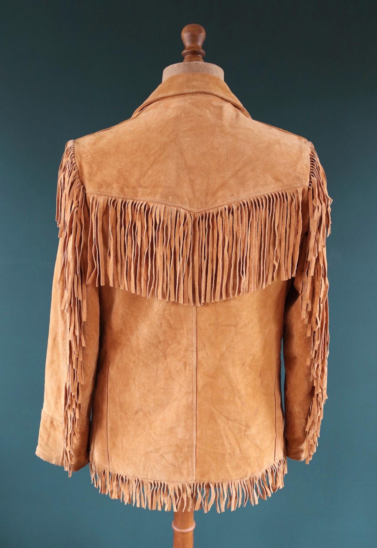 Vintage 1980s Schott Rancher suede jacket - cowgirl Western wear - Easy Rider - 41” chest