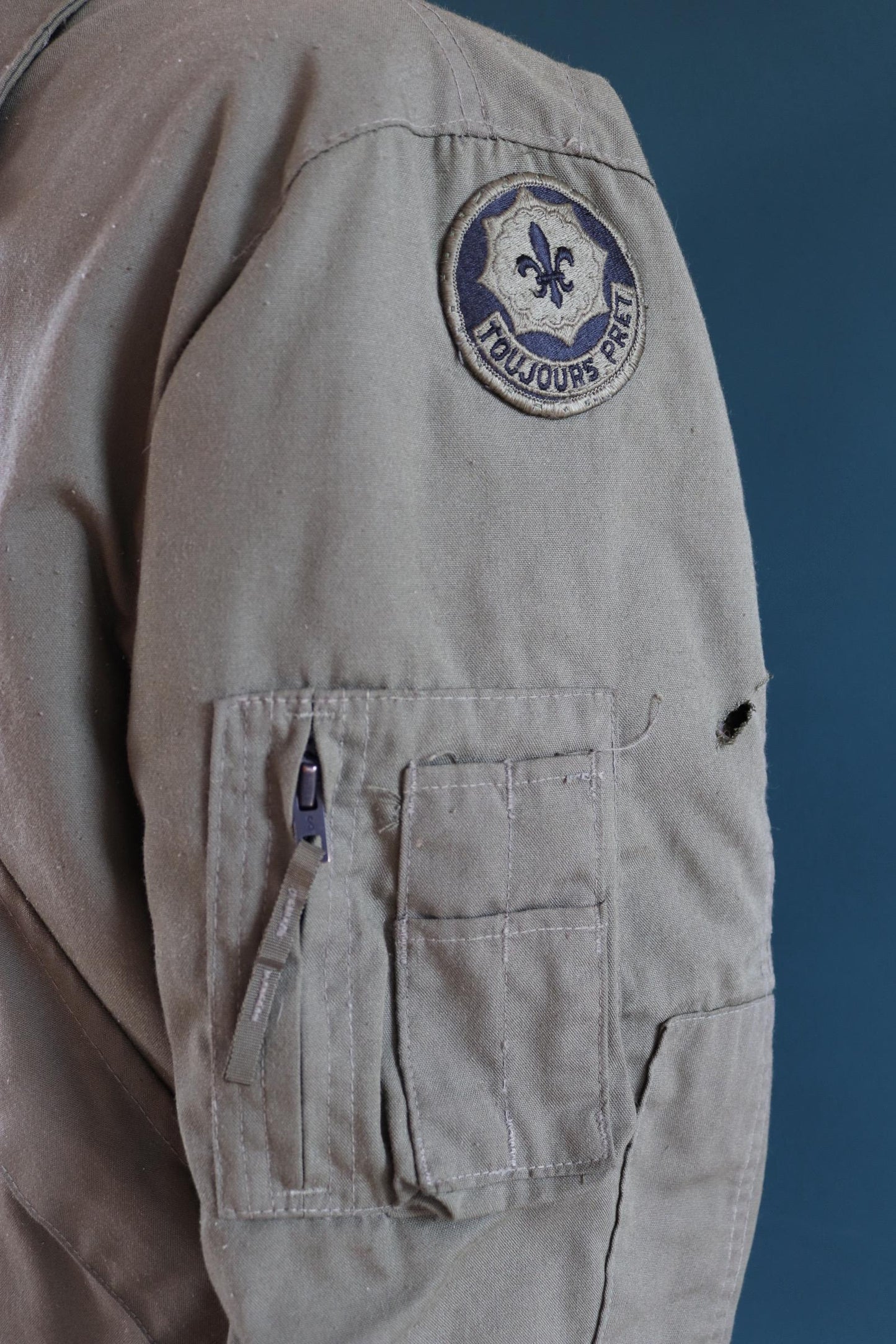 Vintage 1980s USAF CWP cold weather flight jacket - US military - 46" chest