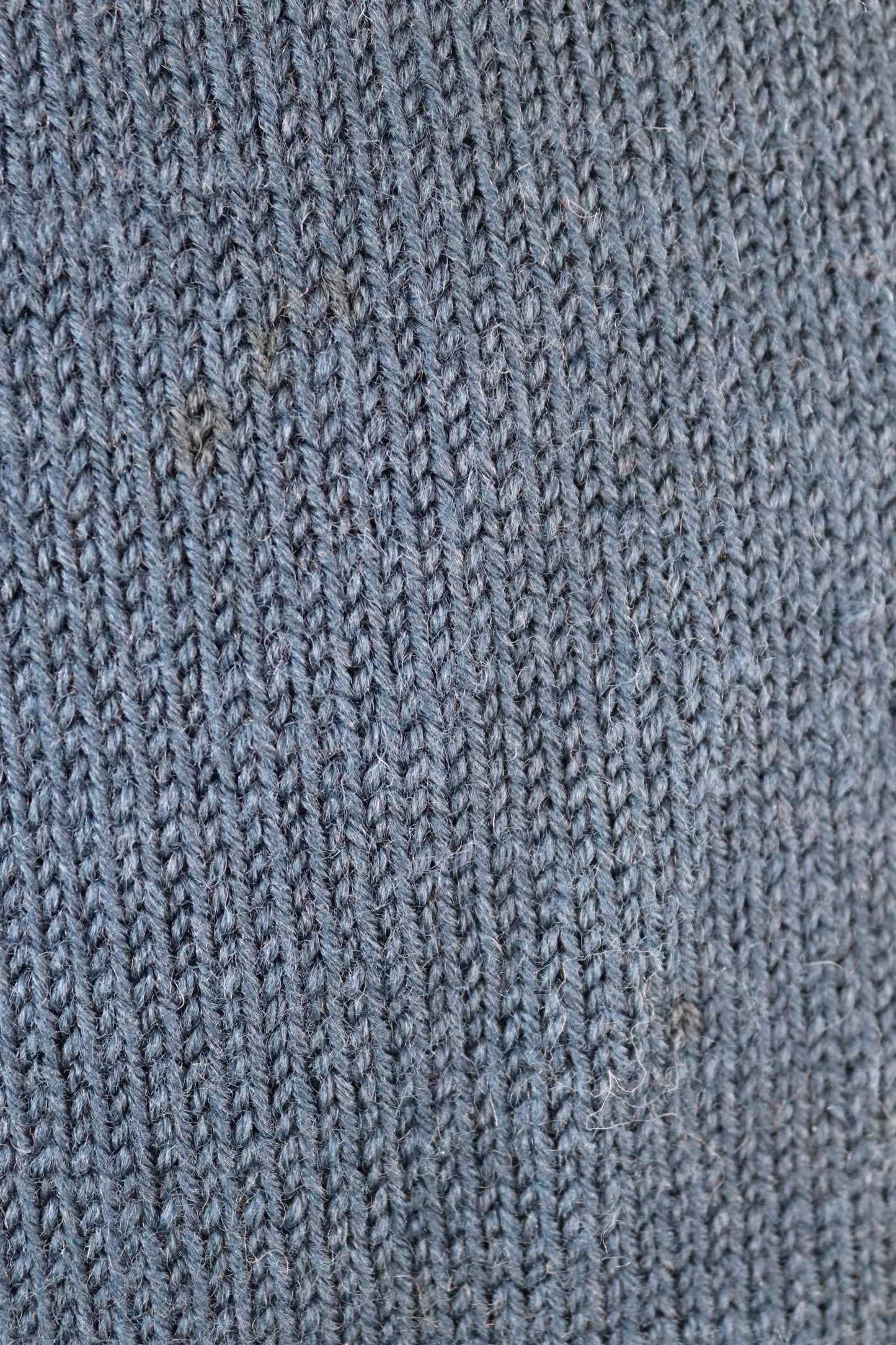 Vintage hand knitted wool Guernsey jumper - fisherman workwear - Breton sweater - 46” chest