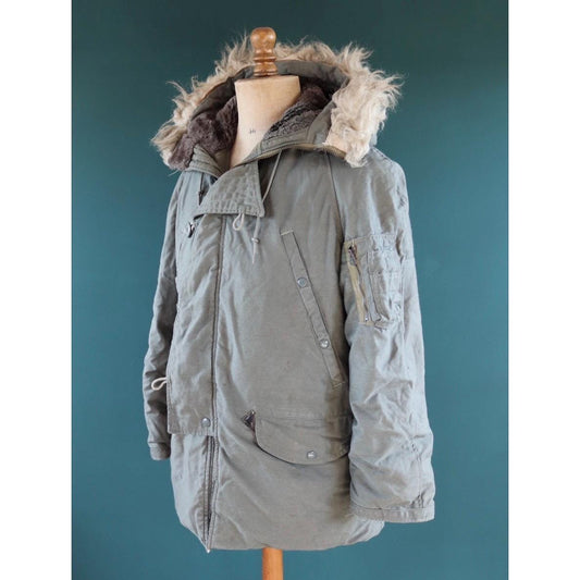 Vintage 1970s USAF N3B parka - US Air Force snorkel jacket - 46” chest