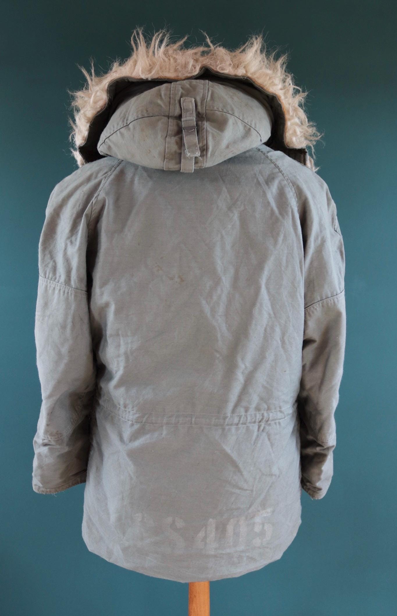 Vintage 1970s USAF N3B parka - US Air Force snorkel jacket - 46” chest