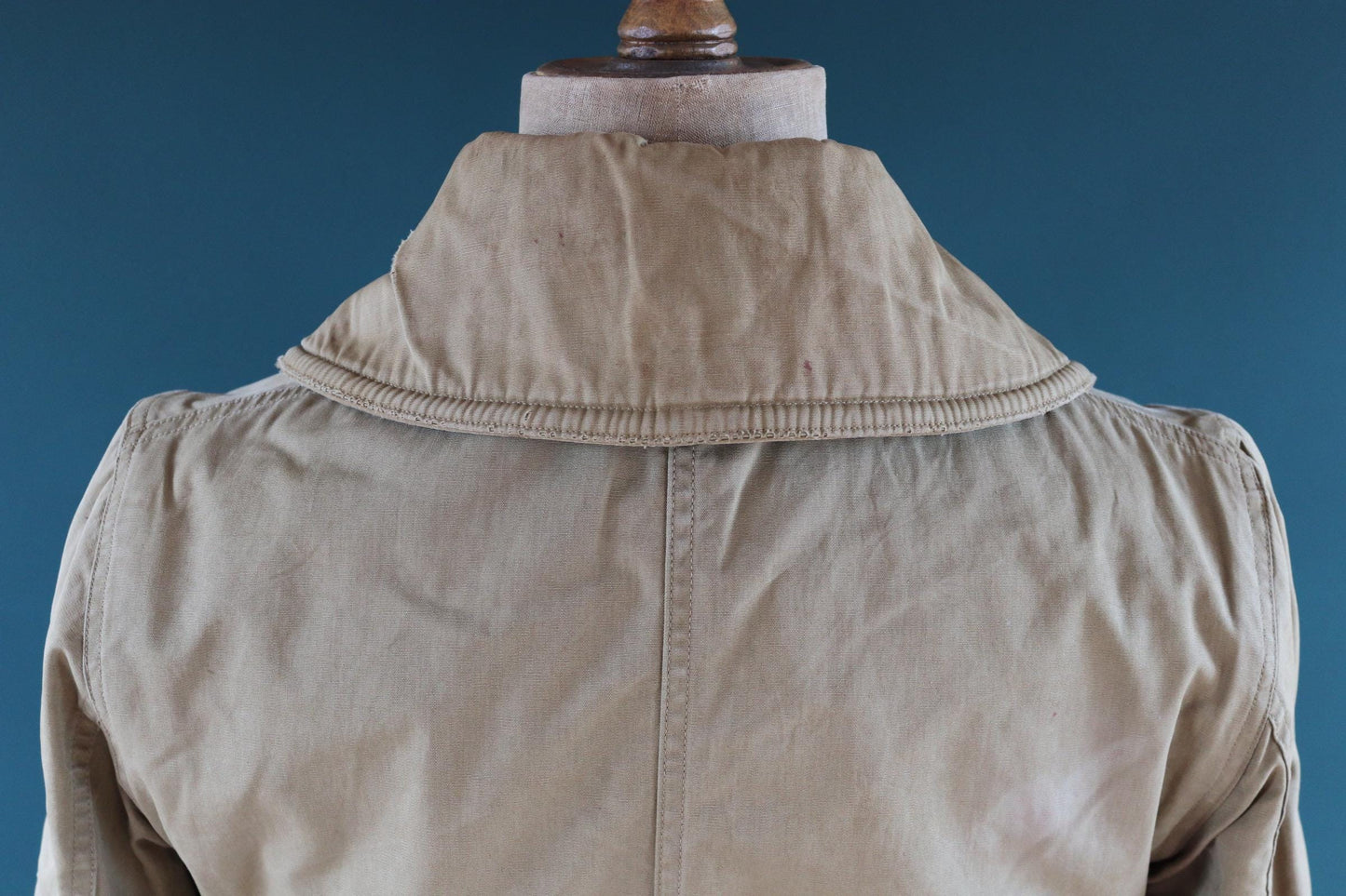 Vintage WW2 US army jeep mackinaw - 1940s military jacket - shawl collar coat - 40” chest
