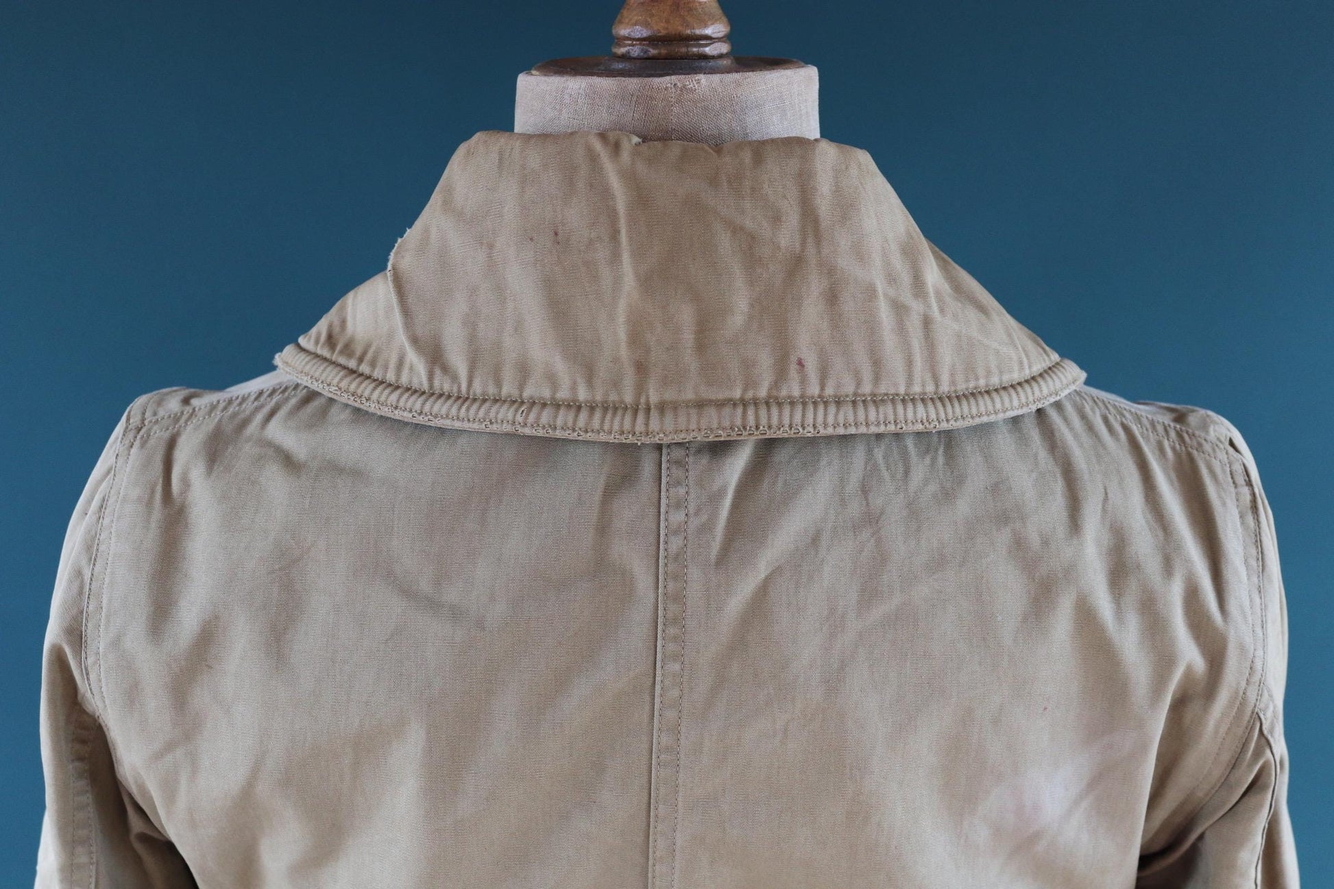 Vintage WW2 US army jeep mackinaw - 1940s military jacket - shawl collar coat - 40” chest