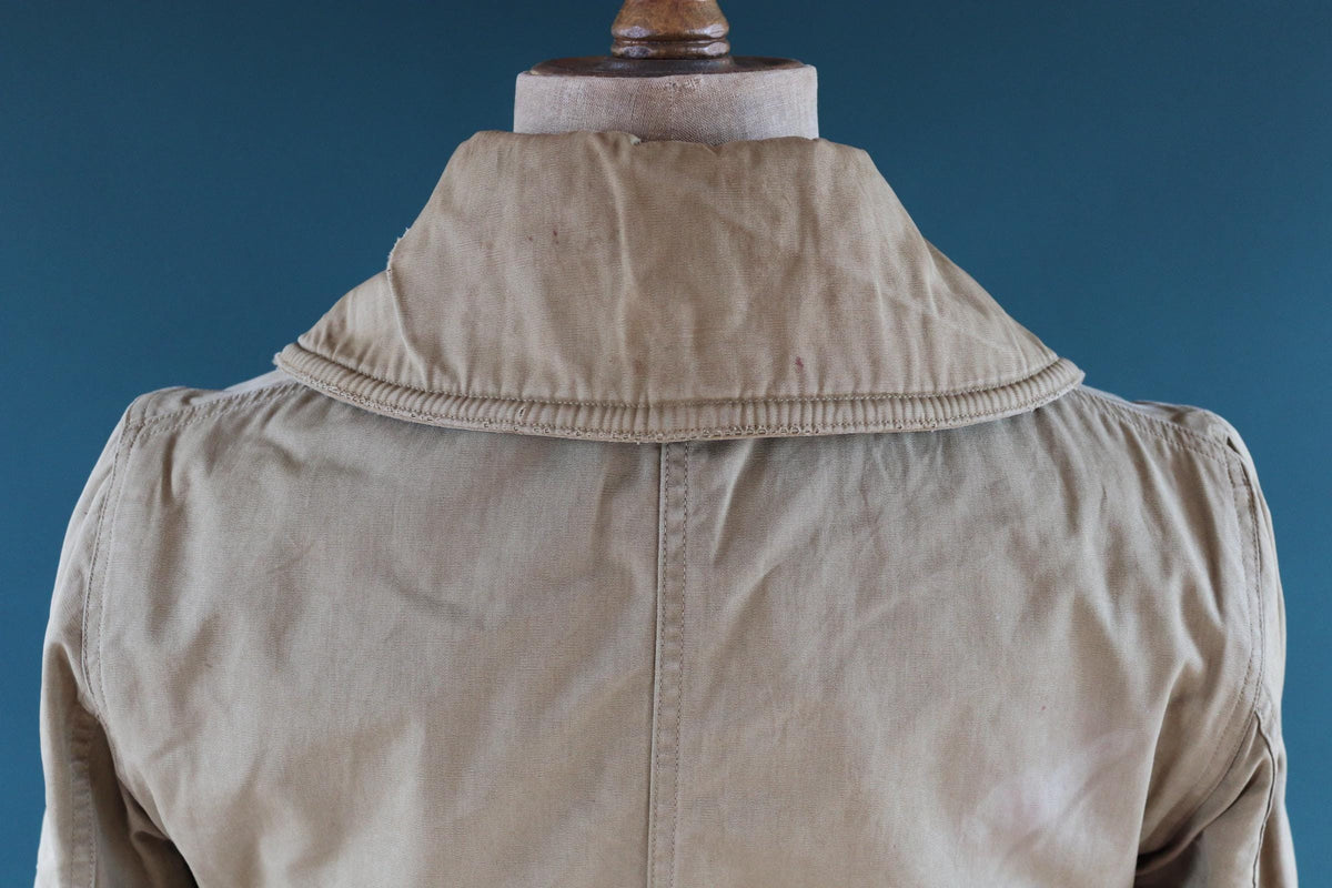 Vintage WW2 US army jeep mackinaw - 1940s military jacket - shawl collar coat - 40” chest