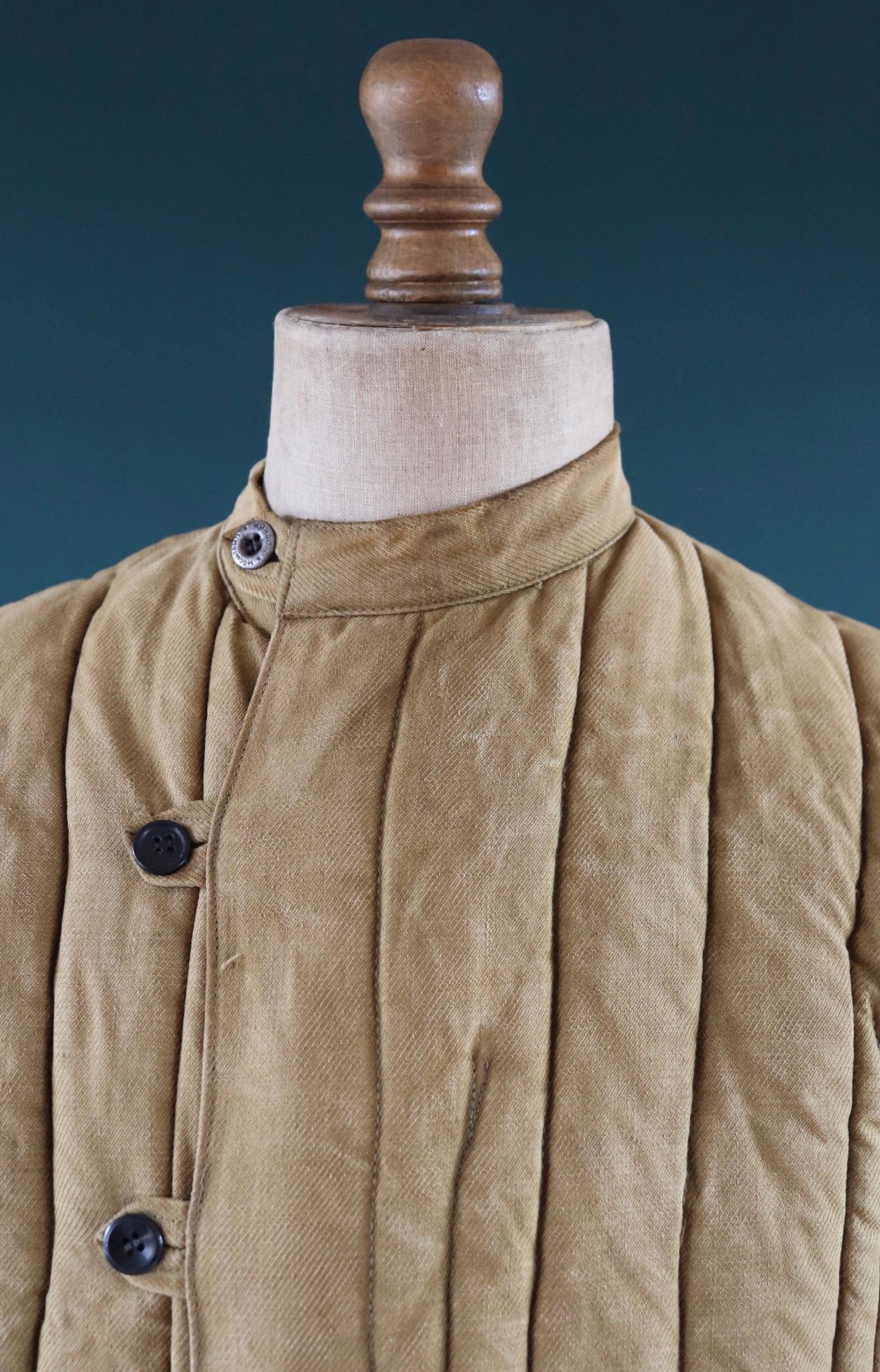 Vintage 1960s Telogreika jacket - FUFAIKA - quilted military - 40” chest