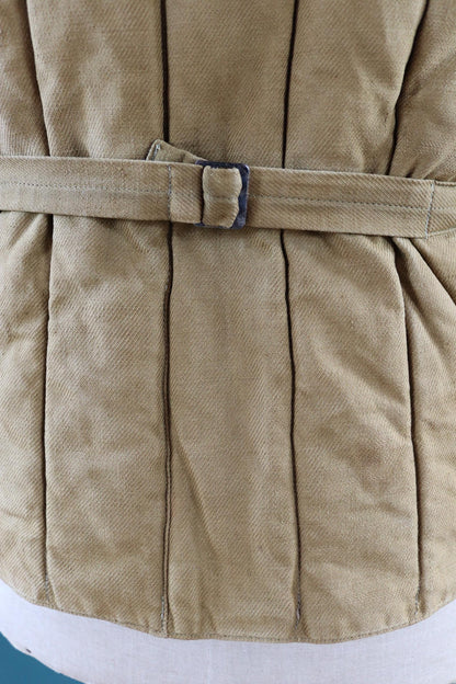 Vintage 1960s Telogreika jacket - FUFAIKA - quilted military - 40” chest