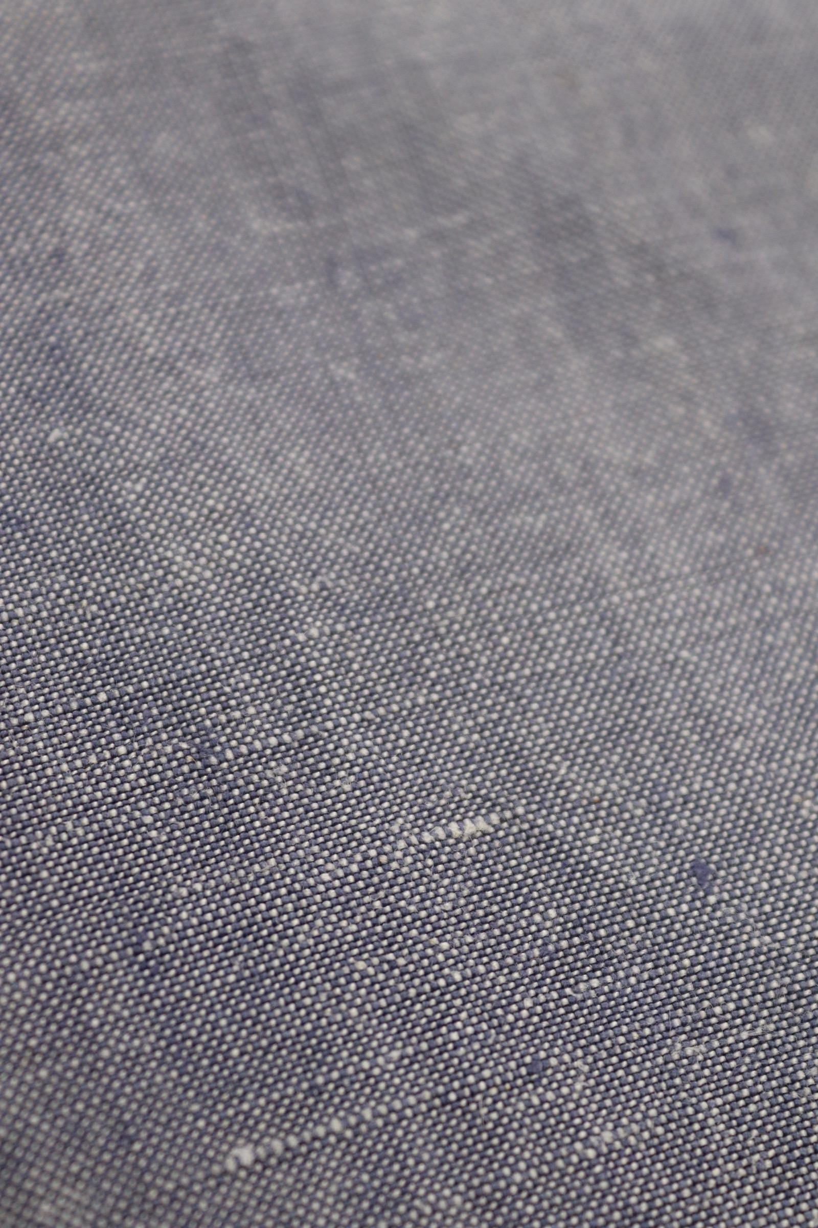 Vintage 1950s French linen trousers - sailor pants - military workwear - fall front - wide leg - 29" x 31"