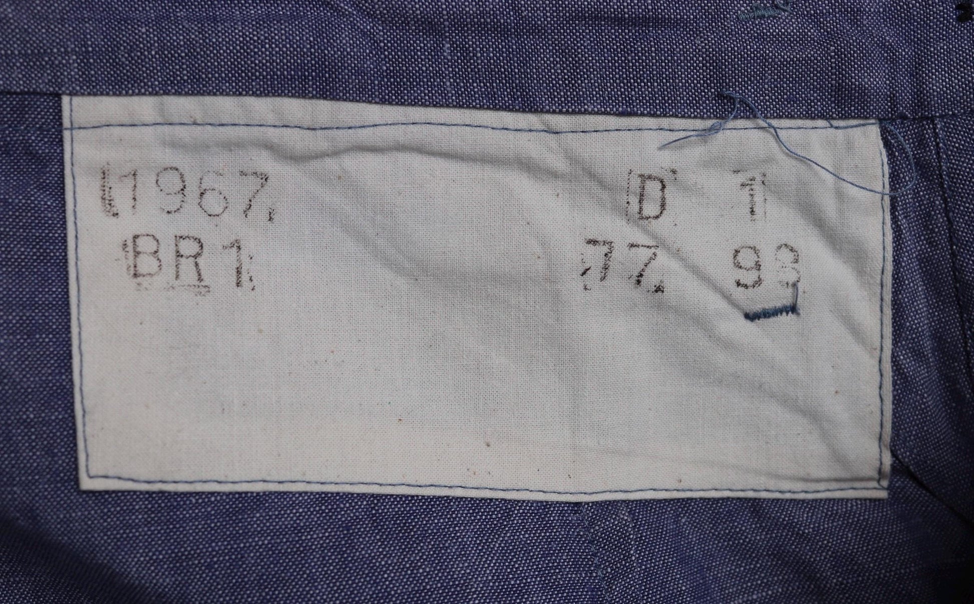Vintage 1960s French linen trousers - sailor pants - military workwear - fall front - wide leg - 36" x 30"