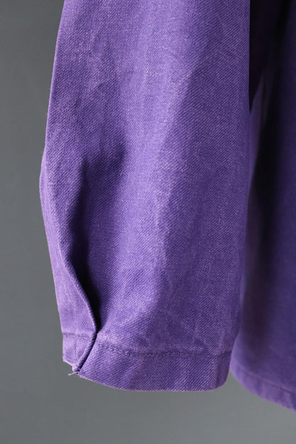 Vintage 1960s French workwear jacket - cotton twill chore coat - 51” chest